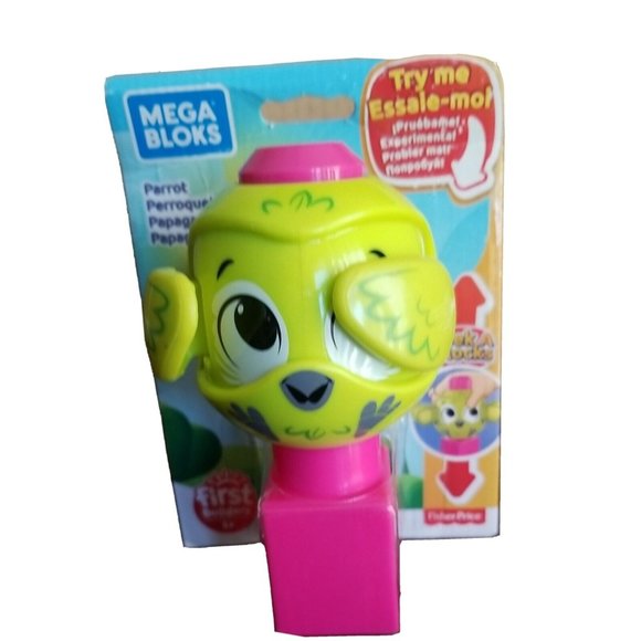 Mega Bloks Toys Mega Bloks First Builders Peek A Blocks Parrot Bird